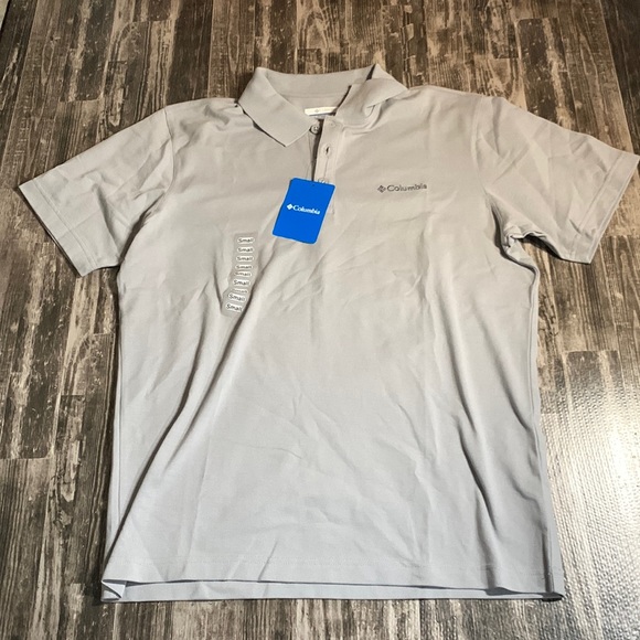 Columbia Mens Wingard II Solid Pique Polo - Picture 1 of 7